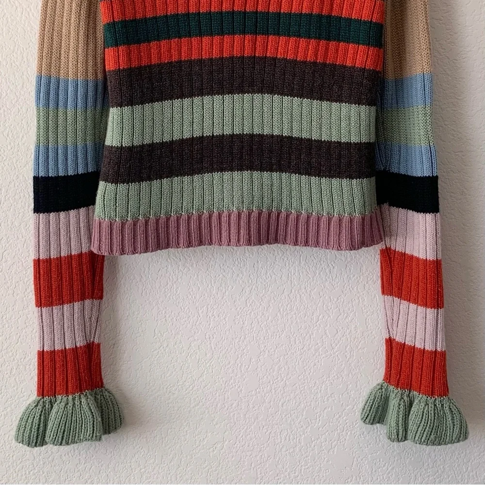 Valentino wool cashmere striped sweater